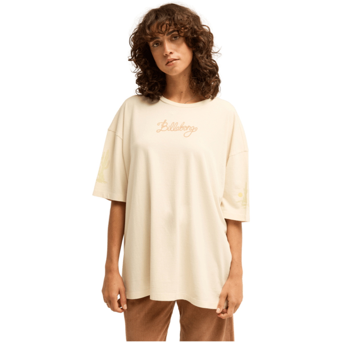 2026 Billabong Womens Familiar Roads T-Shirt EBJZT00633 - White Cap